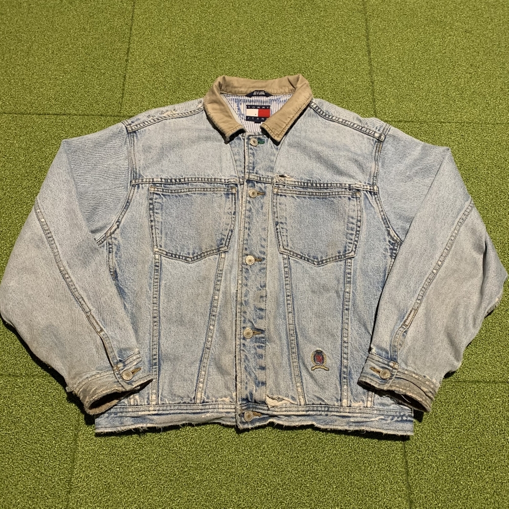 Distressed 90's Tommy Jeans Jacket